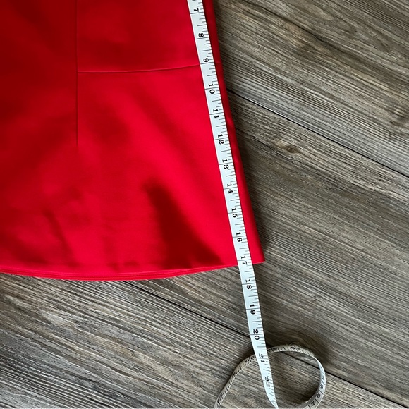 J. Crew Orange-Red Structured A-Line Mini Skirt Women’s 6 - Picture 10 of 10